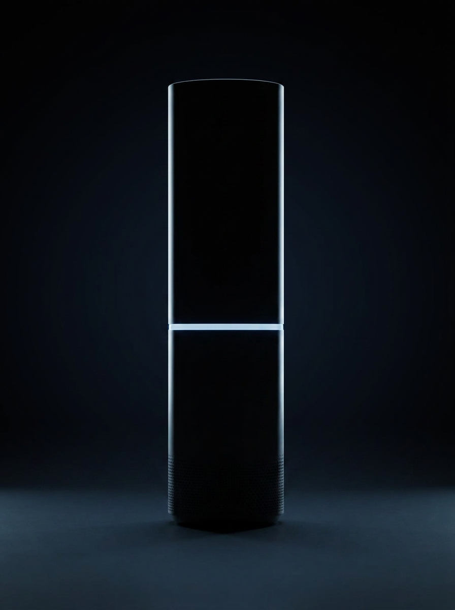 IntelliLight side profile, rim-lit against a black field
